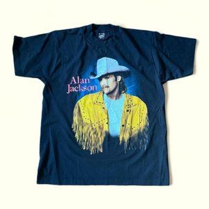 1993 Alan Jackson A LOT ABOUT LIVING TOUR TEE XL